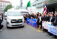 สพฐ.ปล่อยคาราวานน้ำใจส่งความช่วยเหลือผู้ประสบภัยชายแดนไทย – เขมร