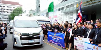 สพฐ.ปล่อยคาราวานน้ำใจส่งความช่วยเหลือผู้ประสบภัยชายแดนไทย – เขมร