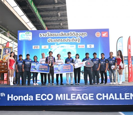 สารพัดช่างพิษณุโลก คว้ารางวัลชนะเลิศฮอนด้าประหยัดเชื้อเพลิง ปีที่ 28