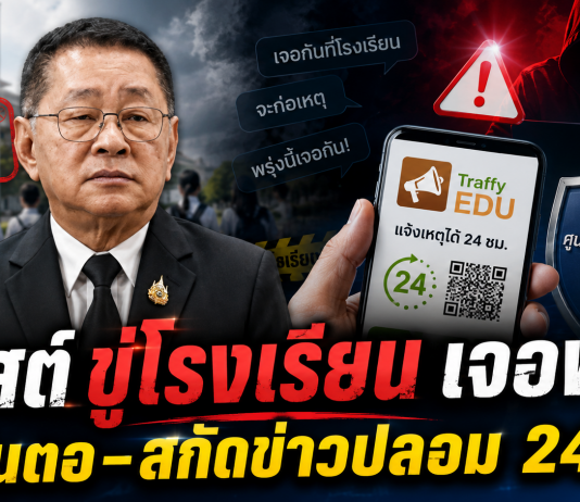 “ประเสริฐ” เอาจริง! ไล่ต้นตอโพสต์ขู่โรงเรียน–ข่าวปลอม สั่งปิดกั้นทันที จ่อฟันตาม พ.ร.บ.คอมฯ – เปิดระบบแจ้งเหตุ 24 ชม.