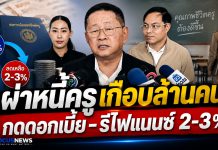 ผ่าหนี้ครูเกือบล้าน! “ประเสริฐ” จ่อกดดอกเบี้ยสหกรณ์–เดินหน้าตั้งสหกรณ์กลางรีไฟแนนซ์