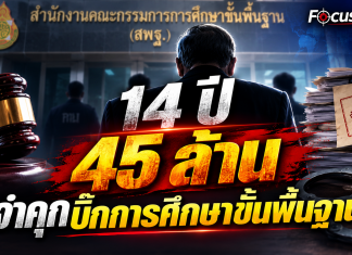 ปิดฉากมหากาพย์ฟุตซอล 45 ล้าน!ลากยาว 14 ปี ศาลชี้เส้นทาง “การเมือง–สพฐ.–เขตพื้นที่ฯ–โรงเรียน” อดีตบิ๊กการศึกษาโดนคุกคนละ 5 ปี และ 3 ปี 4 เดือน